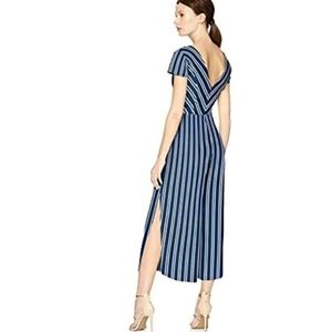 REVOLVE Amanda Uprichard Striped Nautical Wide Leg Jumpsuit Like New P/XS
